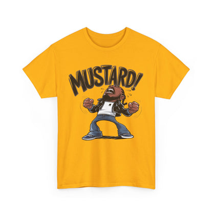 Mustard! Graphic Unisex Heavy Cotton Tee - Fun Casual Streetwear T-Shirt