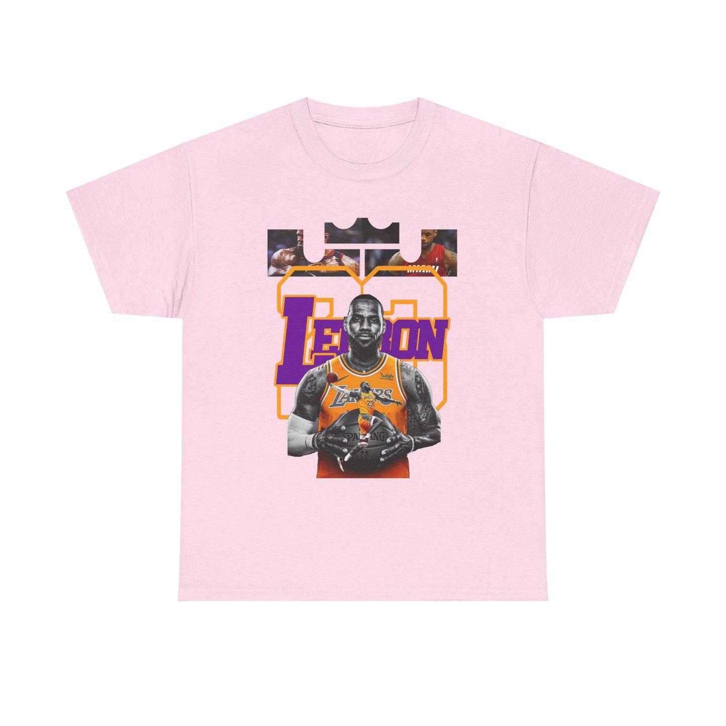 LeBron James Unisex Heavy Cotton Tee - Basketball Fan Apparel