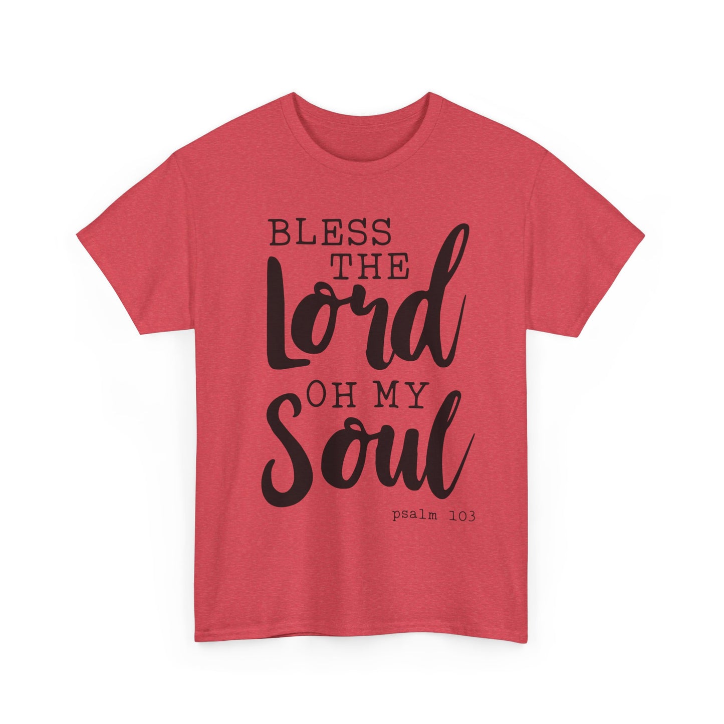 Bless the Lord Unisex Heavy Cotton Tee - Inspirational Christian Shirt