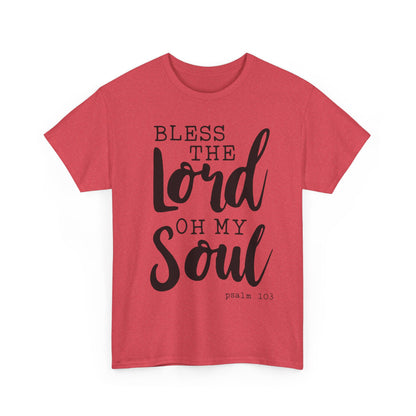 Bless the Lord Unisex Heavy Cotton Tee - Inspirational Christian Shirt