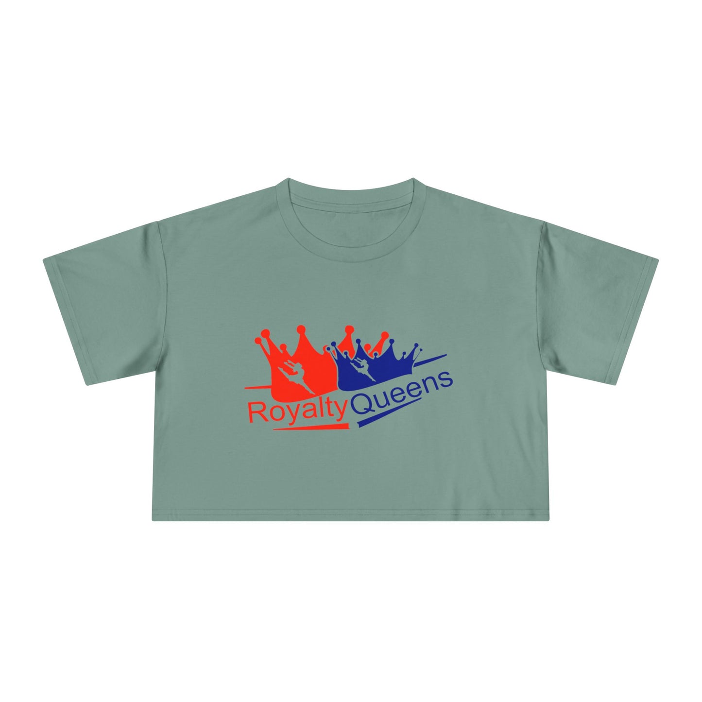 Royalty Queens Crop Tee - Stylish Women's Top, Gift for Queens, Birthday Apparel, Fashion Crop Shirt, Celebratory Tee