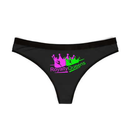 Royalty Queens Women's Thongs - Fun & Stylish Lingerie for Confident Women