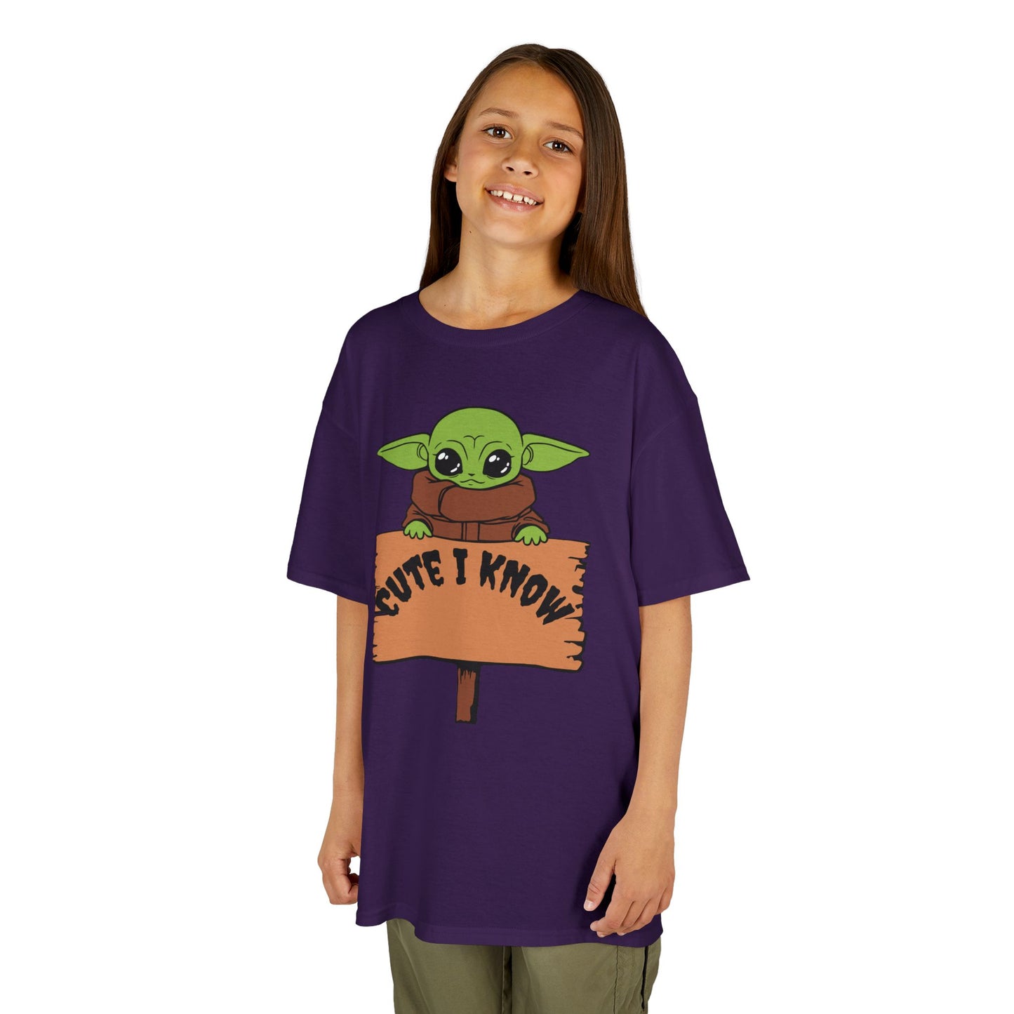 Cute Baby Alien Kids Tee - "Cute I Know" Design for Trendy Kids