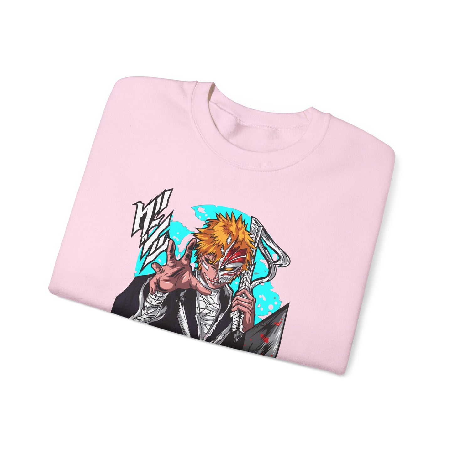 Anime Demon Slayer-Inspired Crewneck Sweatshirt — Ichigo-Style Character Art