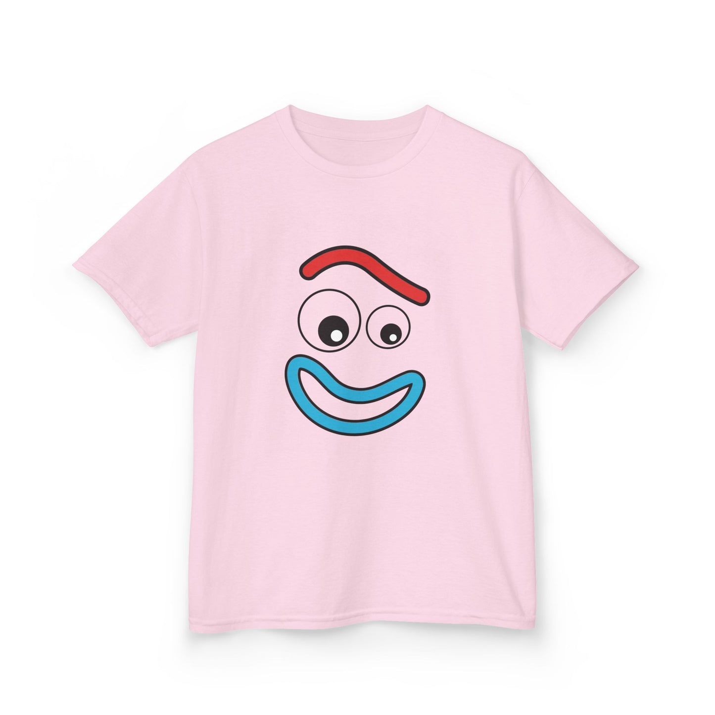 Kids Fun Face Tee, Playful Cotton T-Shirt, Cute Graphic Shirt, Birthday Gift for Kids, Casual Playwear