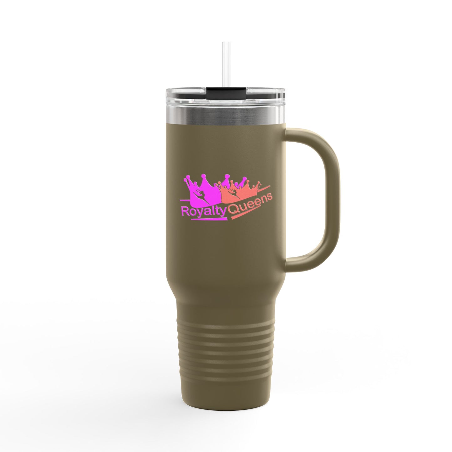 Royalty Queens Insulated Travel Mug, 40oz - Perfect for Coffee Lovers, Gift for Queens, Travel Mug, Tumbler, Personalized Drinkware