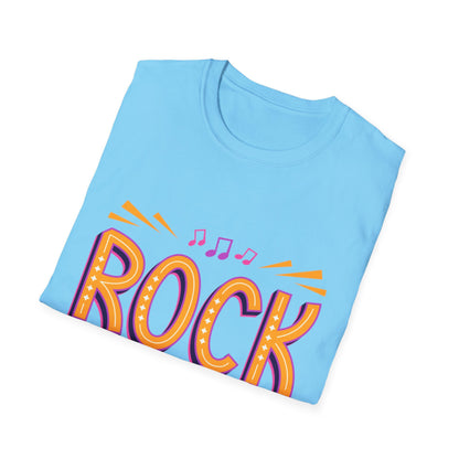 Rock Not Dead Unisex Softstyle T-Shirt | Music Lover Gift, Concert Apparel, Graphic Tee, Casual Wear, Festival Outfit