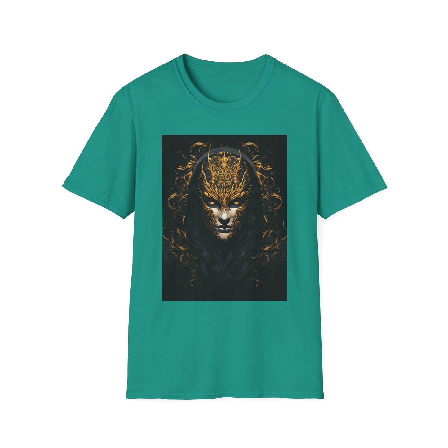 Mystical Art Unisex Softstyle T-Shirt - Enigmatic Design
