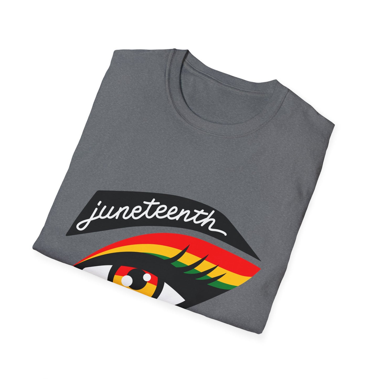 Juneteenth Eye Graphic T-Shirt, Unisex Tee, Afrocentric Apparel, Celebratory Wear, Black History Month Gift, Inclusive Fashion
