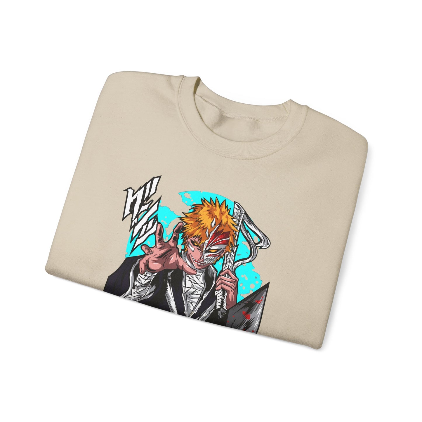 Anime Demon Slayer-Inspired Crewneck Sweatshirt — Ichigo-Style Character Art