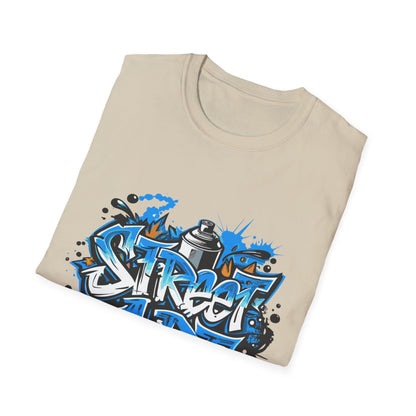 Street Art T-Shirt | Unisex Softstyle Tee, Graffiti Shirt, Urban Vibe Apparel, Casual Streetwear, Gift for Art Lovers