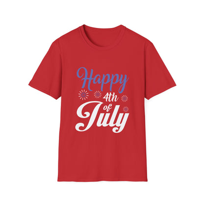 Happy Vibes Unisex Softstyle T-Shirt | Casual Wear, Gift for Friends, Birthday Gift, Positivity Shirt, Everyday Comfort