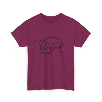 Blessed Unisex Heavy Cotton Tee - Comfortable and Meaningful Shirt for Everyday Wear