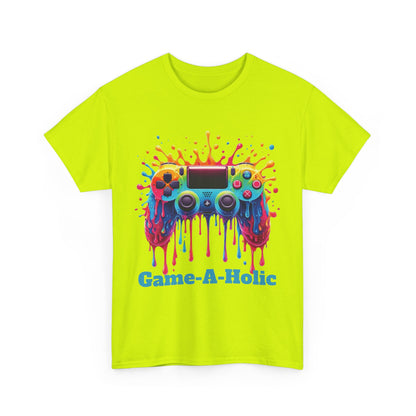 Game-A-Holic Unisex Heavy Cotton Tee - Perfect Gift for Gamers