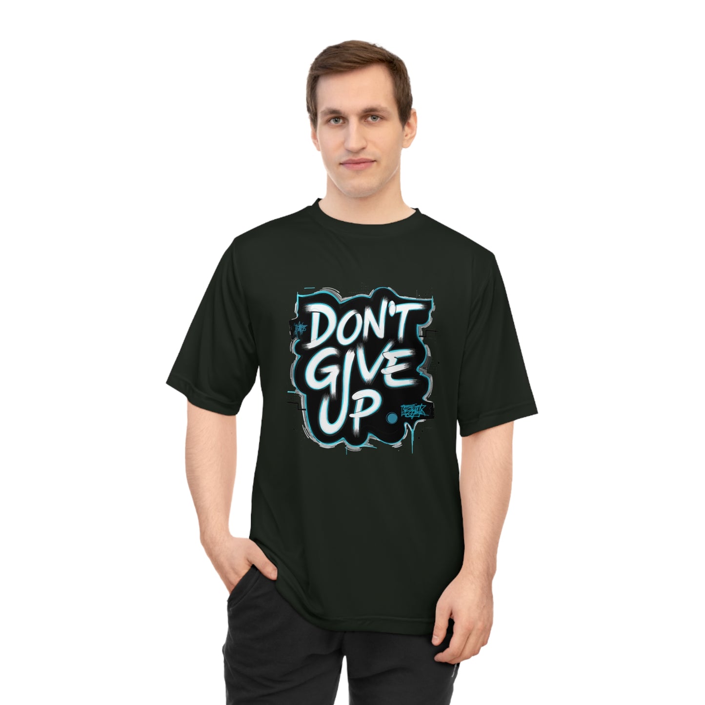 Motivational Graphic T-shirt - Unisex Sport Tee with 'Don't Give Up' Design, Fitness Wear, Gym Shirt, Inspirational Clothing, Workout [...]