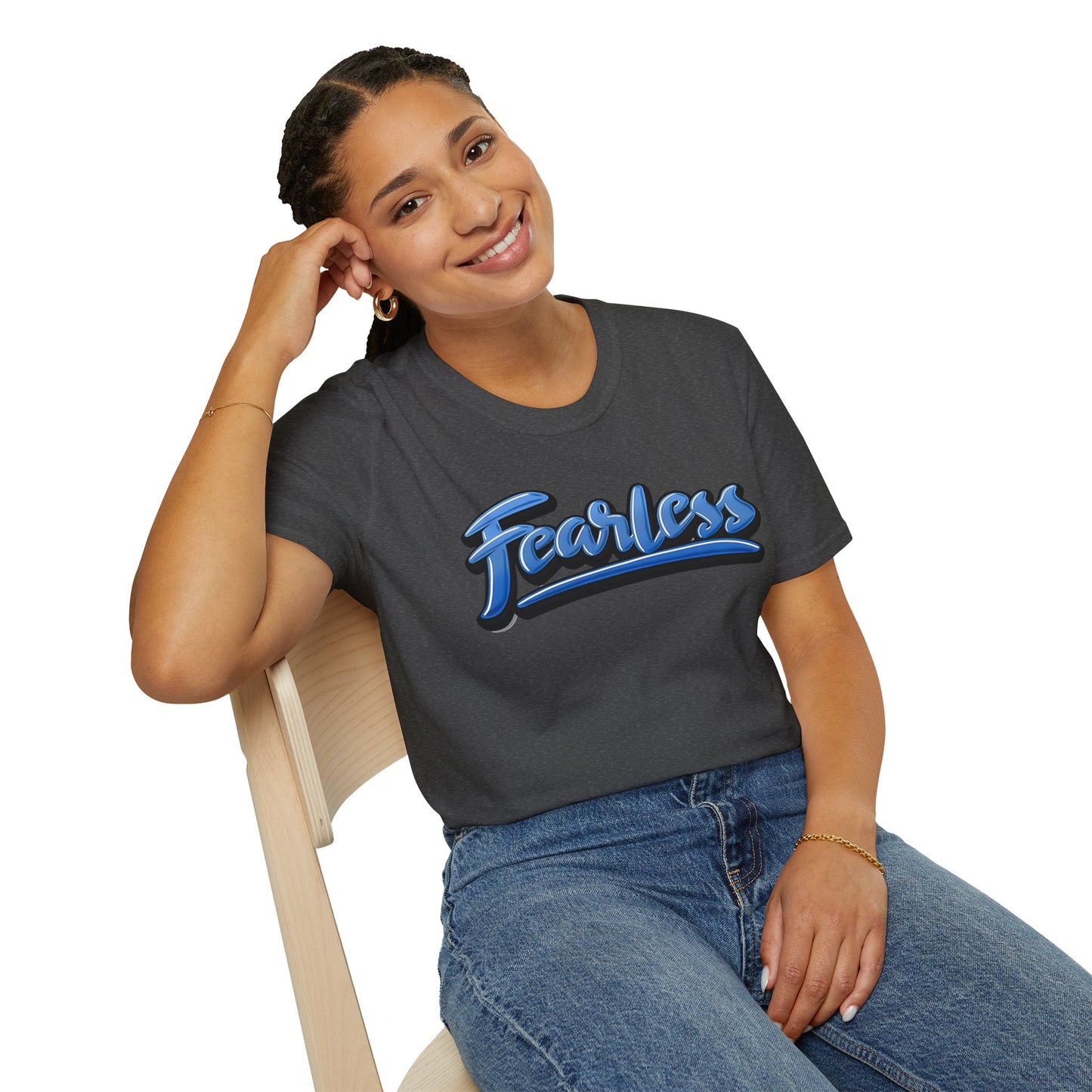 Fearless Unisex Softstyle T-Shirt - Inspiring Graphic Tee for Confident Self-Expression