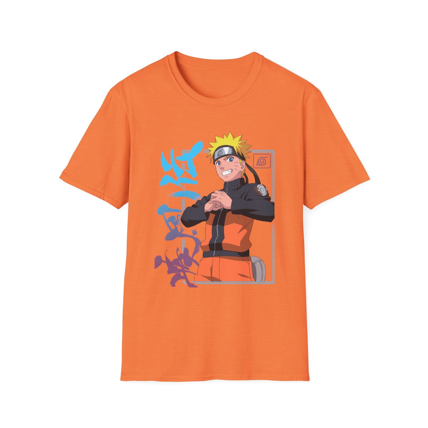 Anime-Inspired Unisex Softstyle T-Shirt - Naruto Design