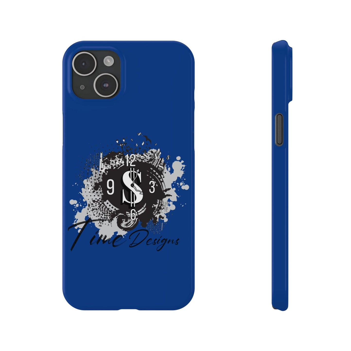 Stylish Dollar Clock Slim Phone Case | Time Designs