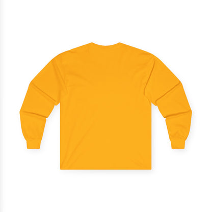 Yeet Graphic Long Sleeve Tee — Bold Cartoon Hat Streetwear