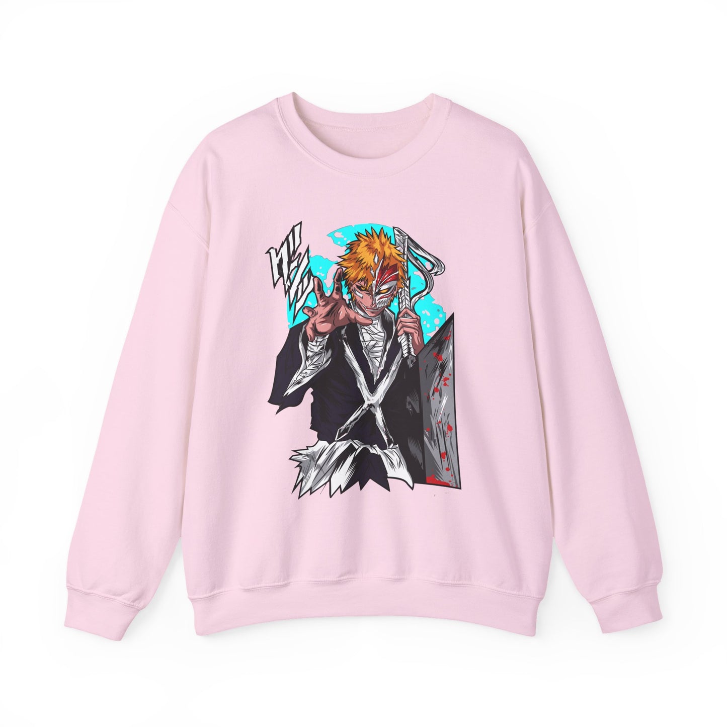 Anime Demon Slayer-Inspired Crewneck Sweatshirt — Ichigo-Style Character Art