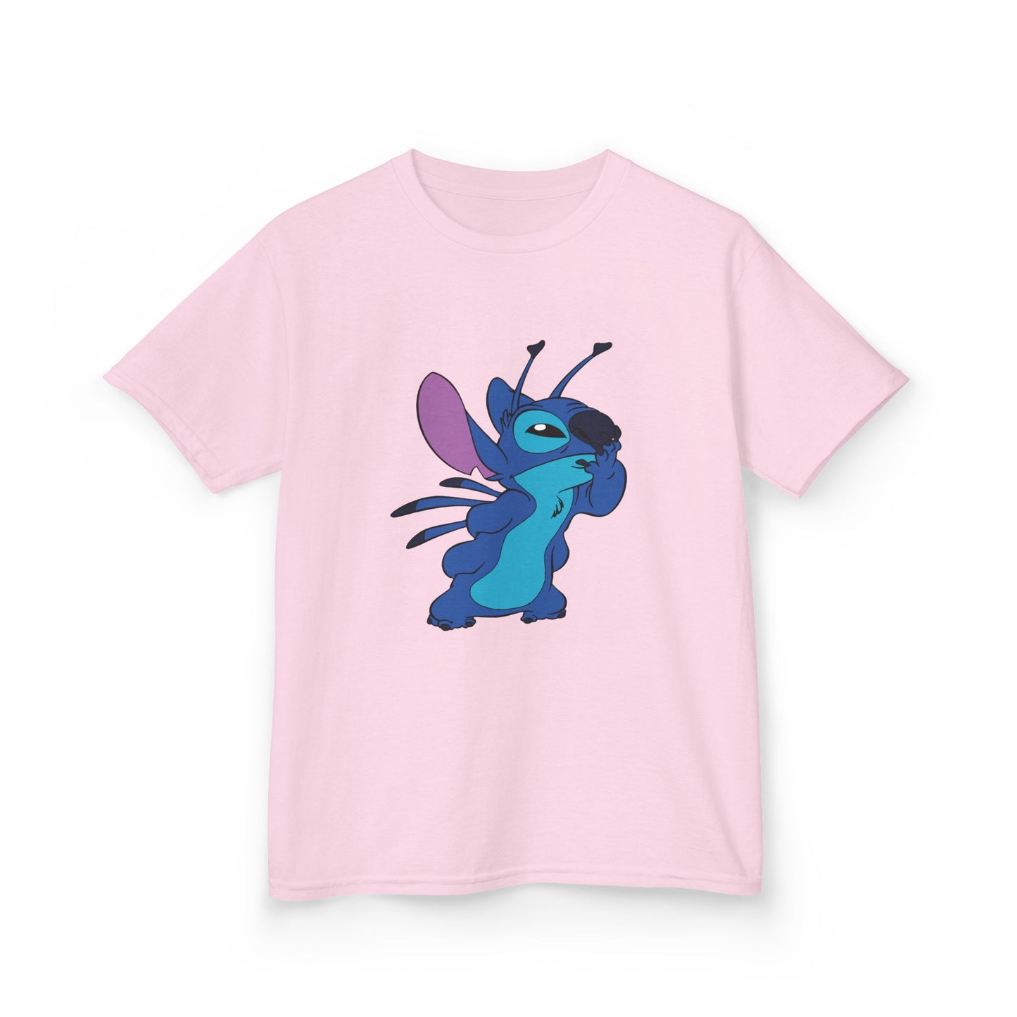 Kids Cotton Tee - Cute Stitch Design for Fun Adventures