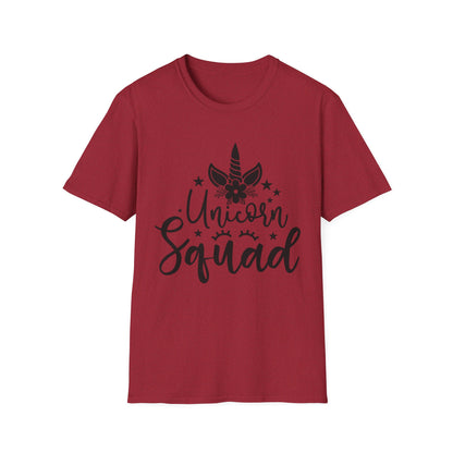 Unisex Softstyle T-Shirt - Unicorn Squad Tee for Magical Friends