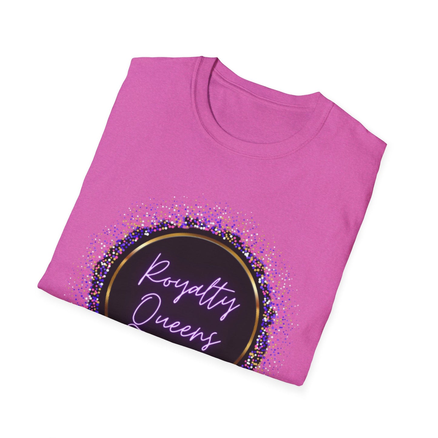 Royalty Queen Unisex Softstyle T-Shirt - Celebrate Empowerment, Perfect Gift for Queens, Birthday, Party, Casual Wear, Inspirational Tee