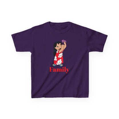 Kids Family Tee, Cute Kids T-Shirt, Family Bonding Shirt, Birthday Gift for Kids, Cute Family Design Tee
