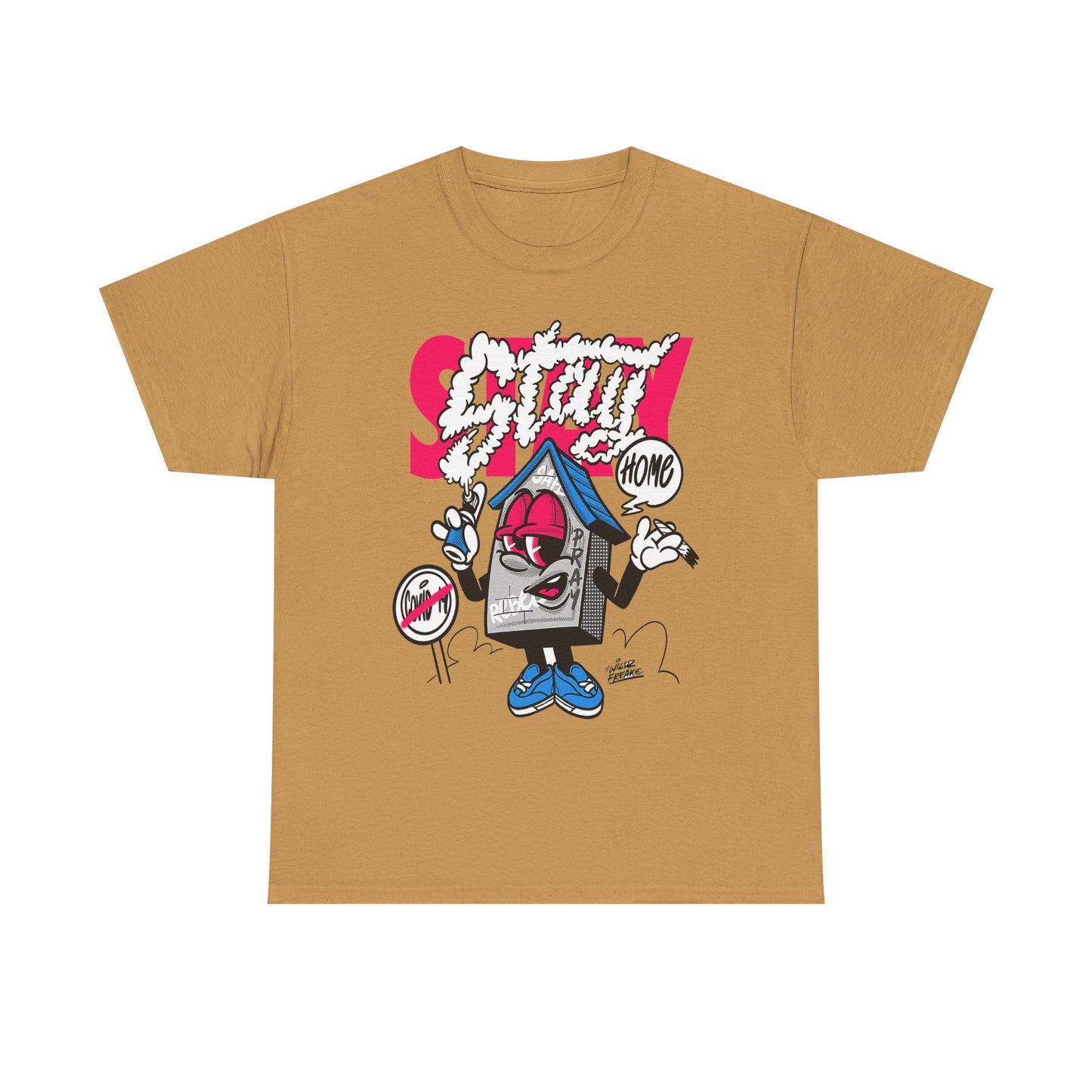 Street Art Unisex Heavy Cotton Tee - SNOT HOME Graphic Design