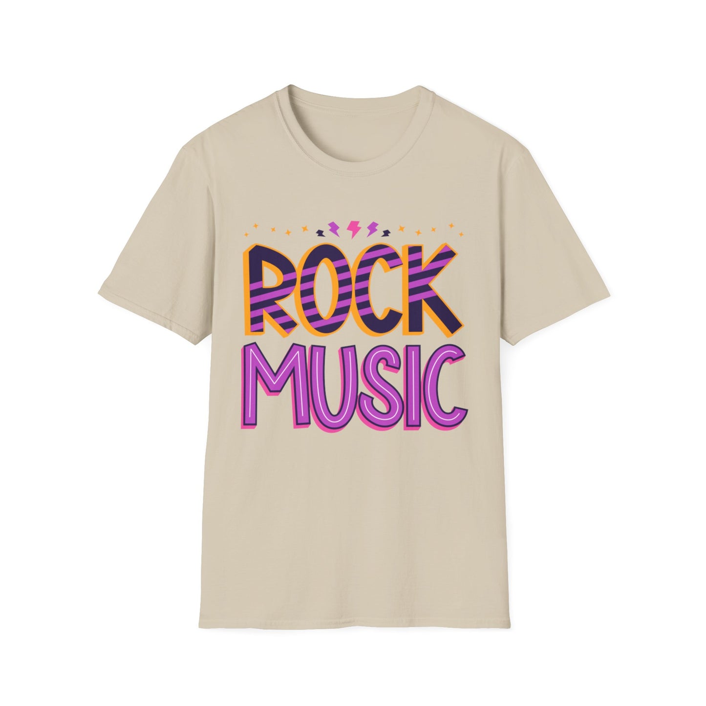 Rock Music Unisex Softstyle T-Shirt | Perfect for Concerts, Music Lovers, Gifts, Casual Wear, Festivals