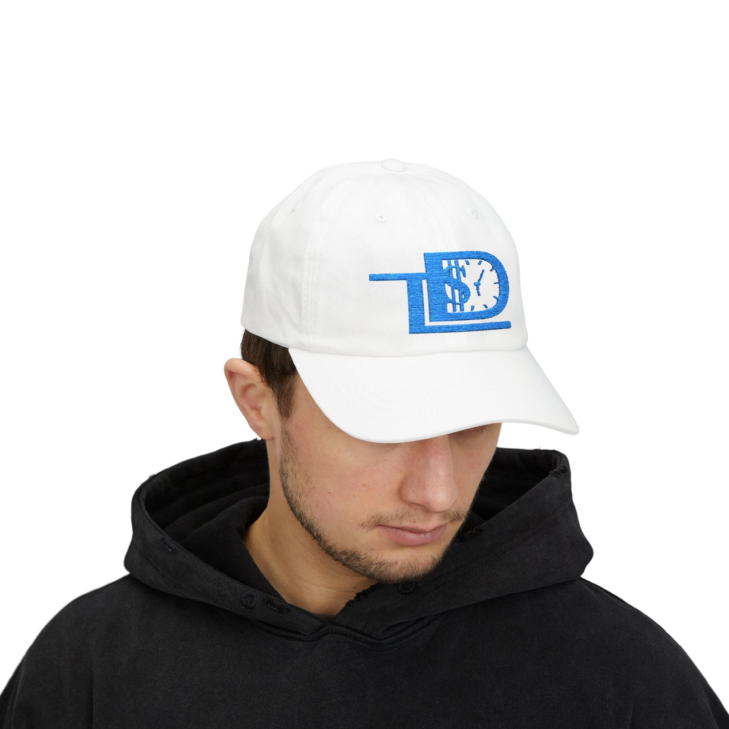 Classic Dad Cap with Funky Clock Design, Adjustable Baseball Hat, Trendy Accessory for Dads, Perfect Gift for Father's Day, Casual Style