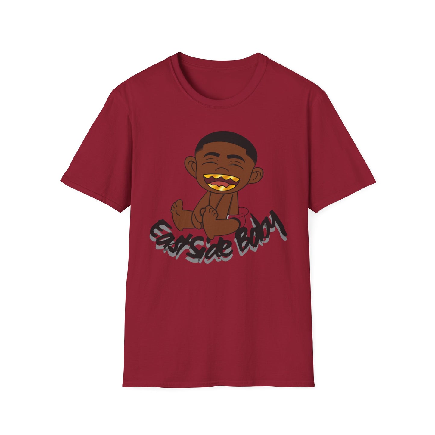 Unisex Softstyle T-Shirt - 'Eastside baby' Fun Graphic Tee