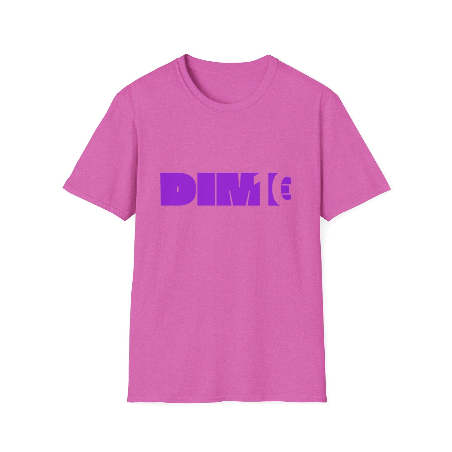 DIM T Unisex Softstyle T-Shirt - Trendy Streetwear Tee, Casual Apparel, Gift for Friends, Summer Fashion, Graphic Tee, Everyday Wear