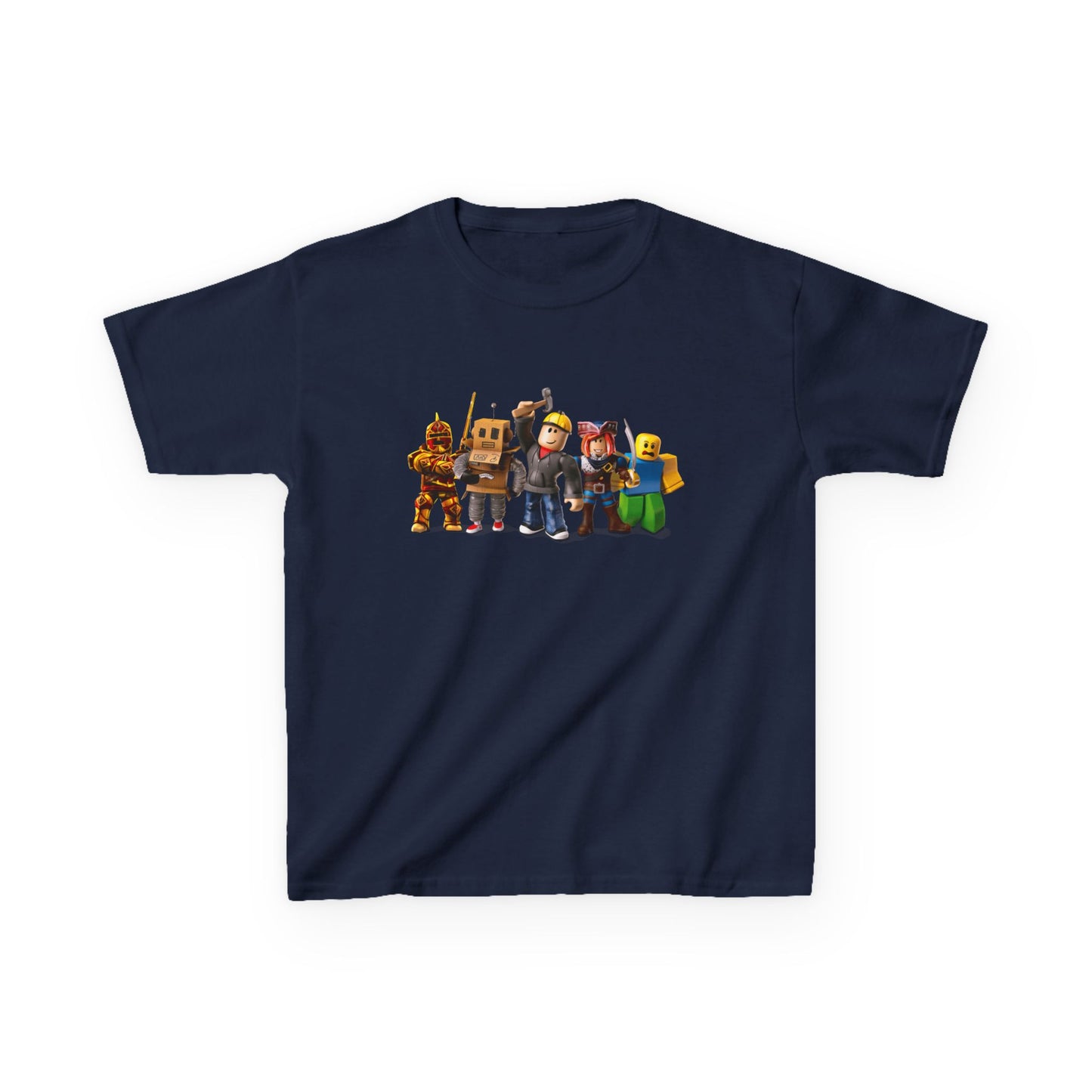 Minecraft Characters Kids Tee, Gamer T-Shirt, Fun Casual Wear, Birthday Gift, Children's Apparel