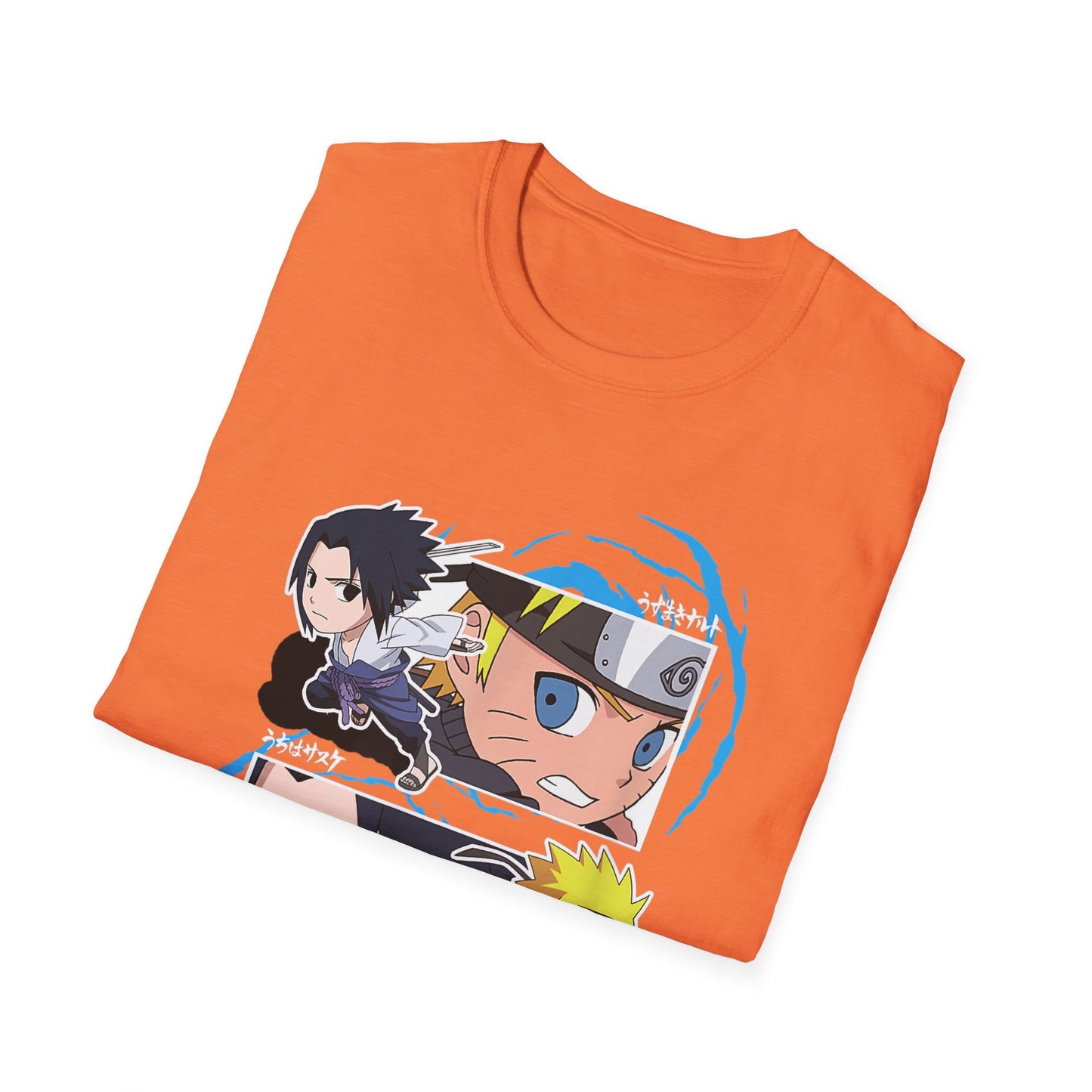 Anime naruto Adventure Unisex Softstyle T-Shirt - Naruto Characters Design