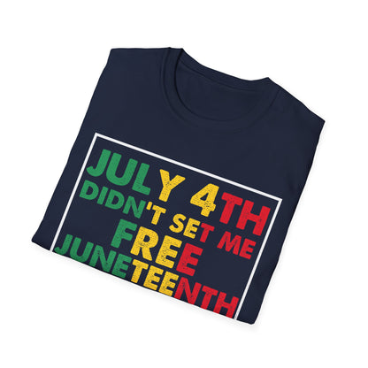 Juneteenth Independence T-Shirt, Celebrate Freedom, Unisex Tee, African American Heritage, July 4th Alternative Shirt, Gift Idea