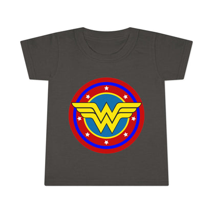Wonder Woman Toddler T-Shirt, Superhero Tee, Kids Birthday Gift, Toddler Outfit, Superhero Apparel