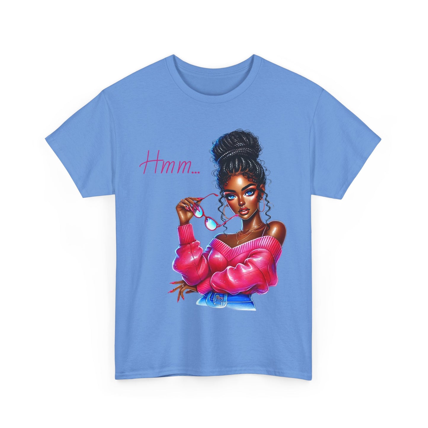 Expressive Aesthetic Tee – 'Hmm...' Design for Trendsetters