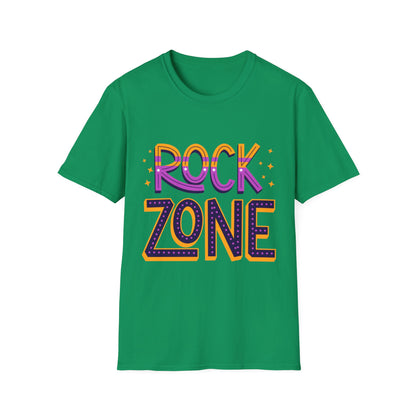 Rock Zone Unisex Softstyle T-Shirt, Music Lover Tee, Concert Outfit, Festival Wear, Birthday Gift, Casual Style