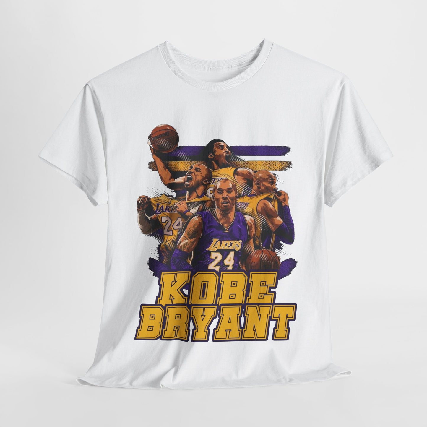 Kobe Bryant Tribute Unisex Heavy Cotton Tee - Basketball Legend Shirt