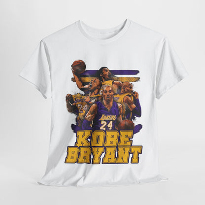 Kobe Bryant Tribute Unisex Heavy Cotton Tee - Basketball Legend Shirt