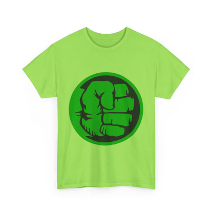 Fist of Strength Unisex Heavy Cotton Tee - Bold Apparel for Fitness Lovers, Gym Gift, Motivational T-Shirt, Workout Gear, Cool Graphic Tee