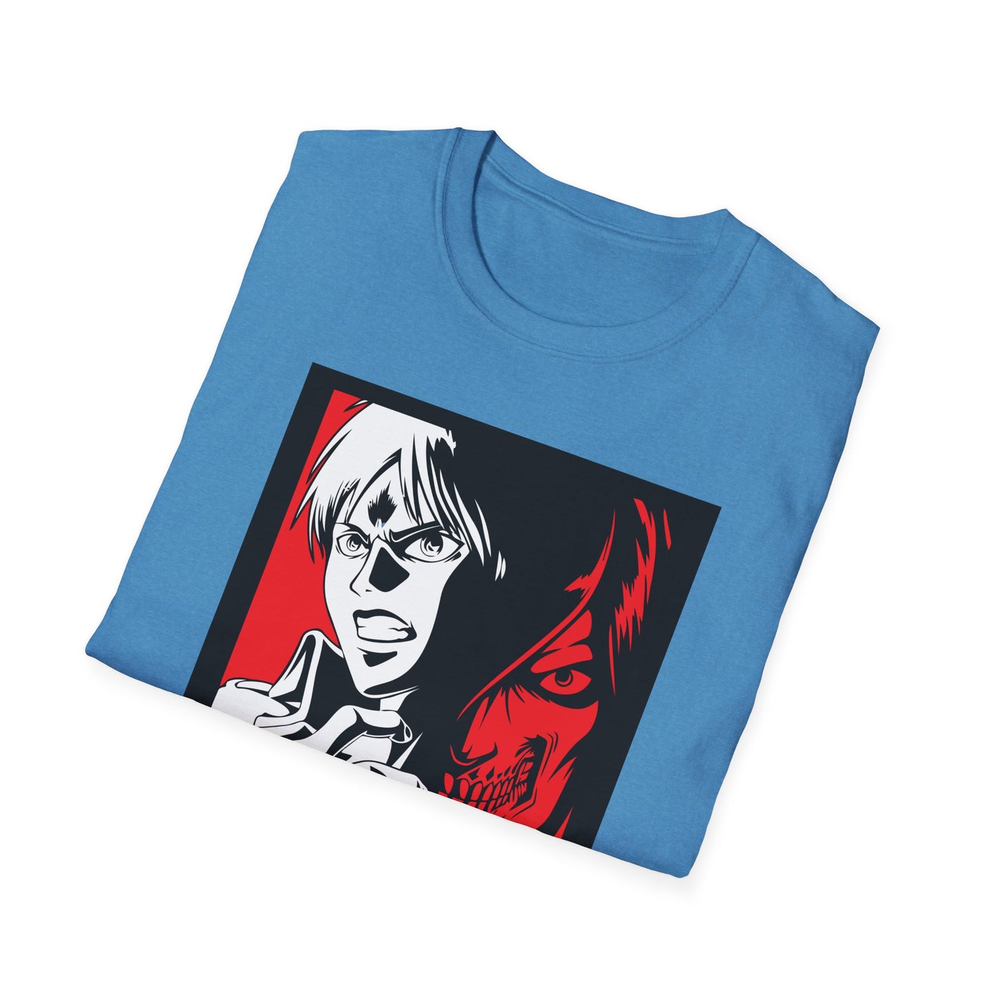 Anime-Inspired Unisex T-Shirt - Attack on Titan Graphic Tee, Casual Wear, Gift for Fans, Streetwear, Birthday Gift