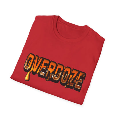 Street Style Unisex T-Shirt with 'OVERDOZE' Graphic