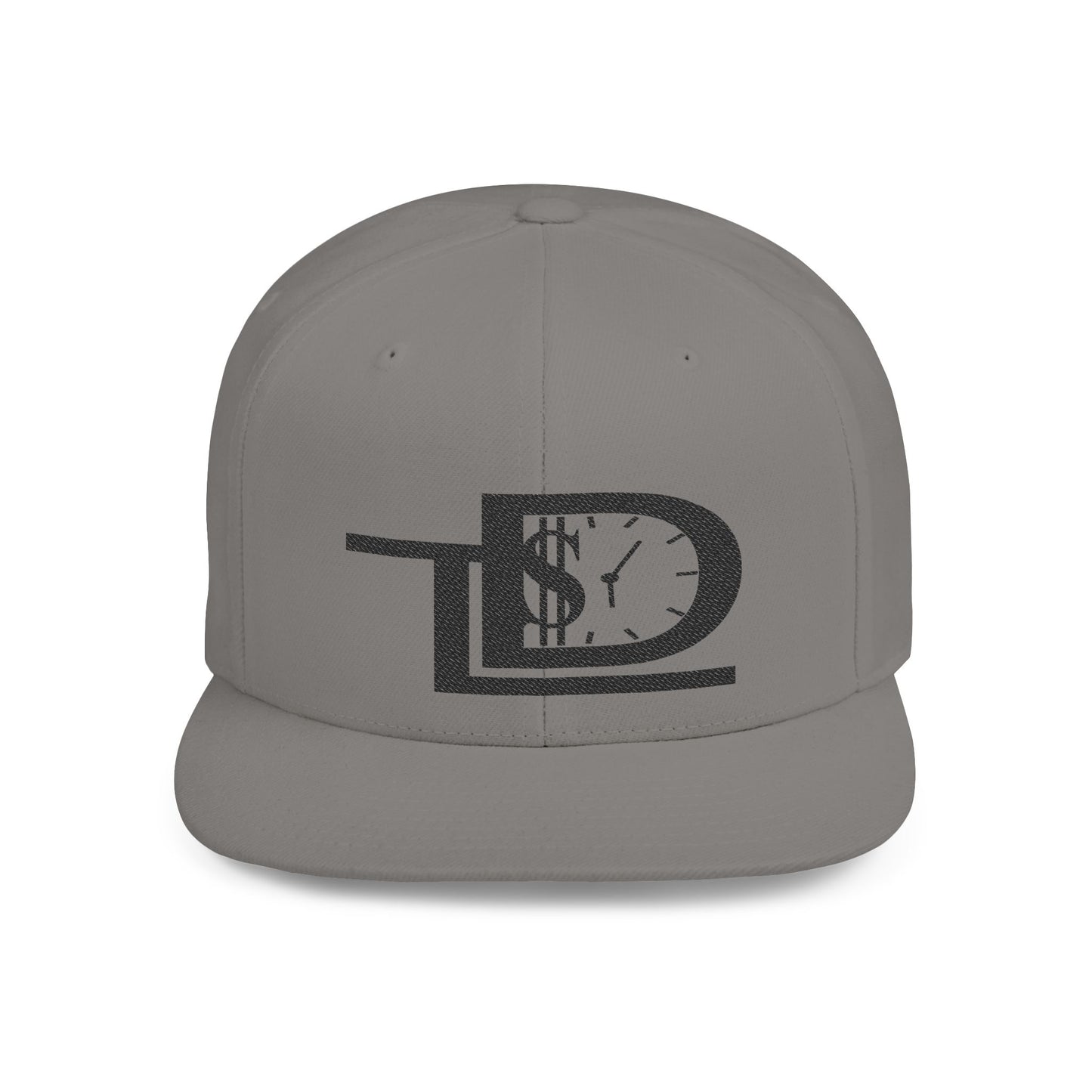 Stylish Flat Bill Snapback Hat with Unique Clock Design, Trendy Cap for Fashion Lovers, Perfect Gift for Birthdays, Holidays, Special Events