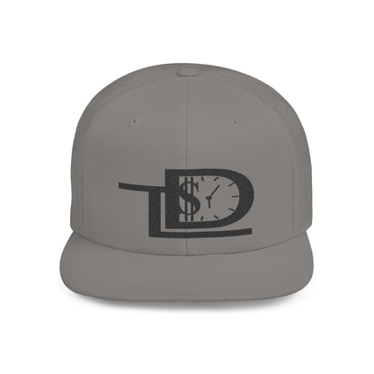 Stylish Flat Bill Snapback Hat with Unique Clock Design, Trendy Cap for Fashion Lovers, Perfect Gift for Birthdays, Holidays, Special Events