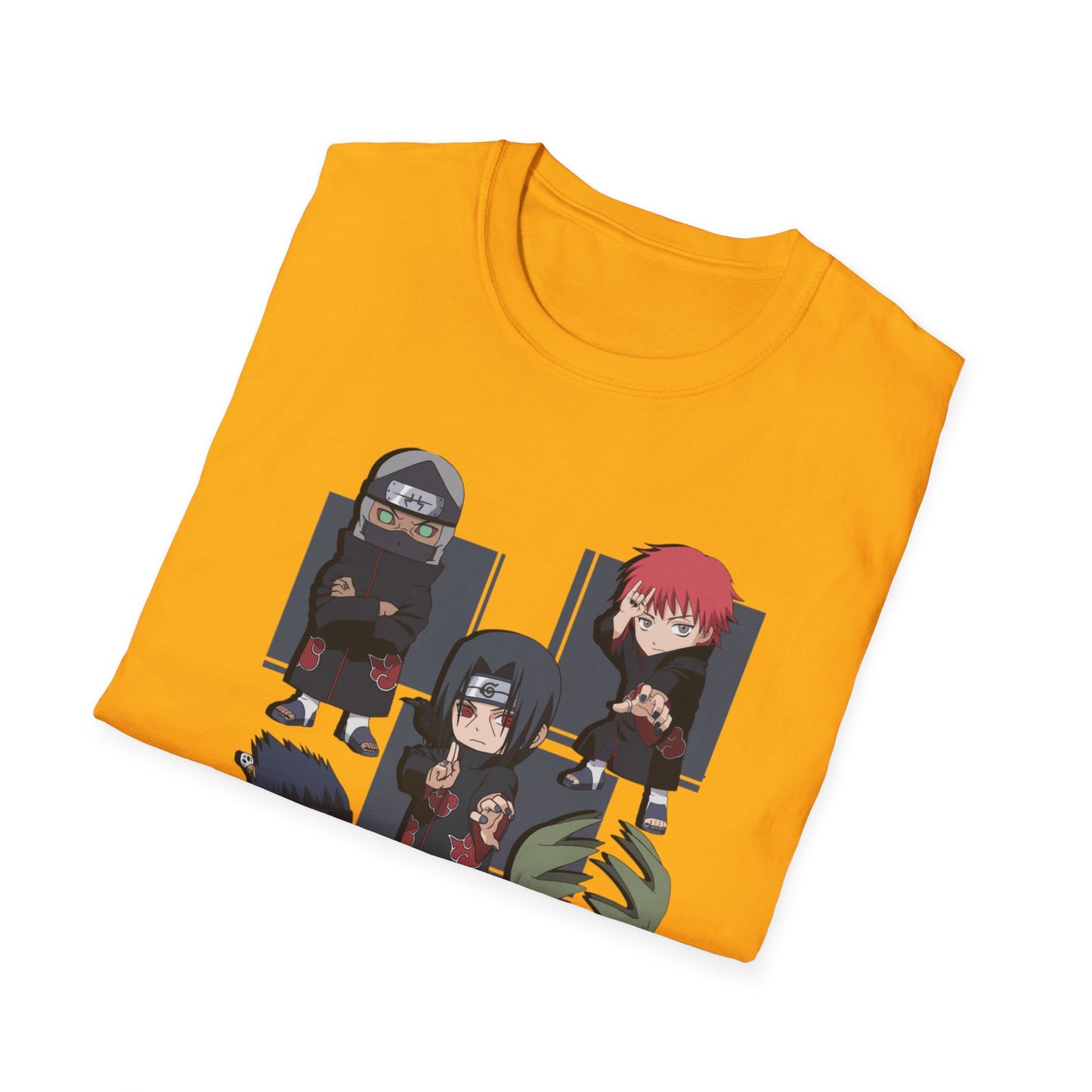 Anime Character Unisex Softstyle T-Shirt - Cool Graphic Tee for Fans