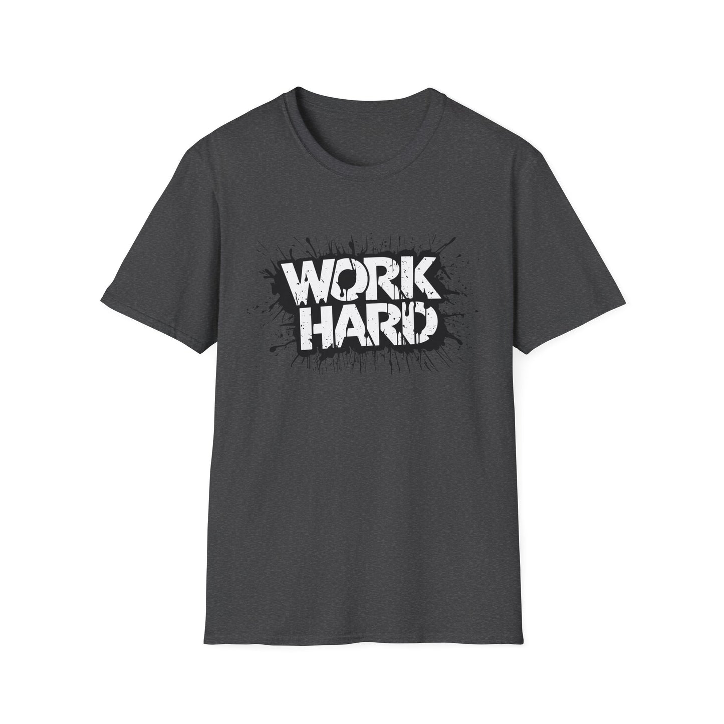 Work Hard Unisex T-Shirt - Motivational Tee for Gym, Gifts, Casual Wear, Funny Shirt, Work Motivation Apparel