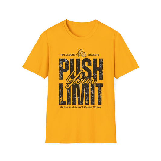 Motivational Unisex Softstyle T-Shirt - 'Push Your Limit'