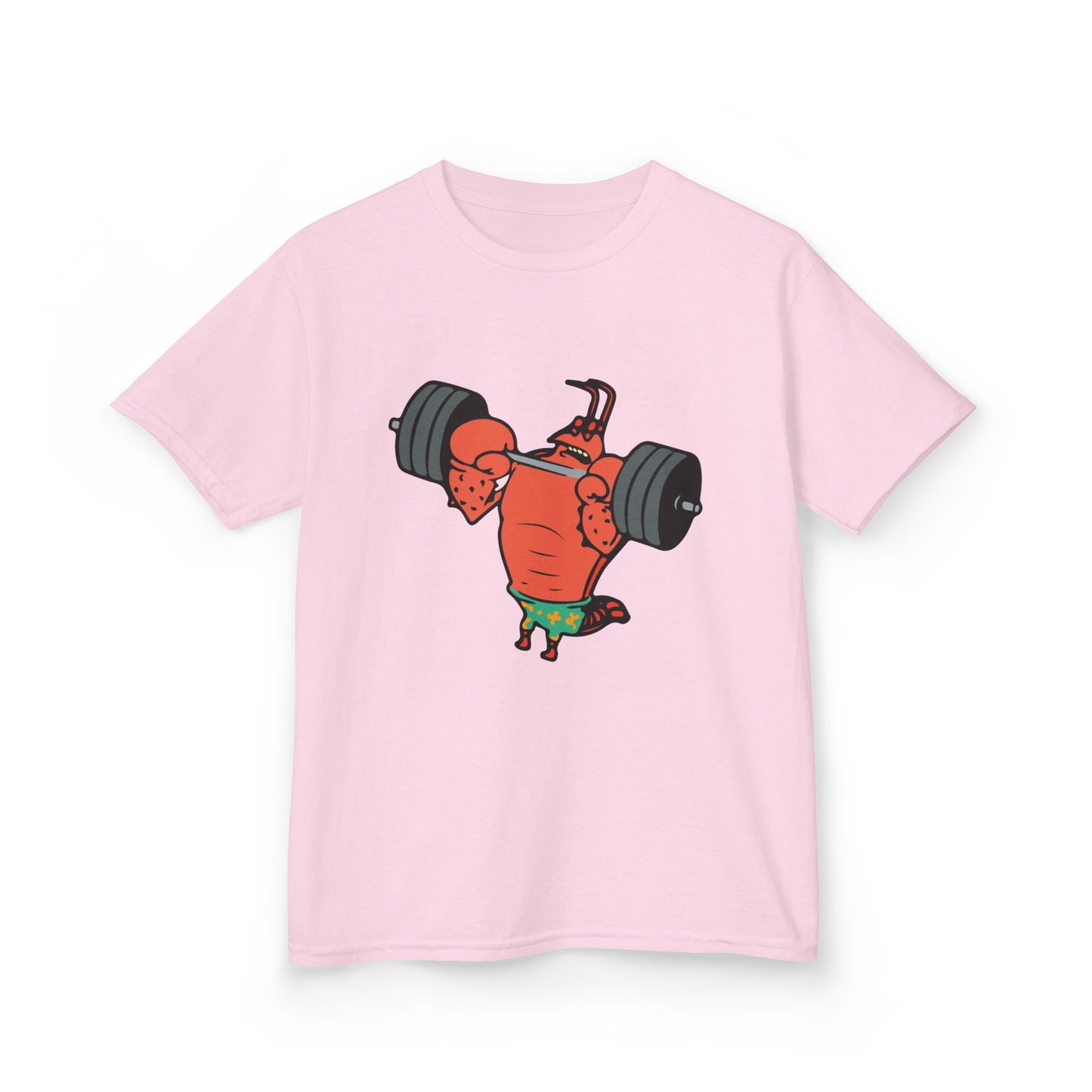 Kids Fitness Lobster Tee, Funny Kids T-Shirt, Gym Humor Tee, Nautical Theme Shirt, Gift for Young Athletes